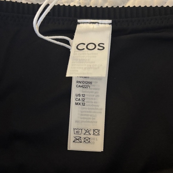 COS Black Ribbed Bikini Bottom - Picture 2 of 4